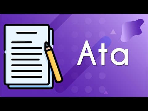 Thumbnail da aula: Ata | Redação oficial - Brasil Escola