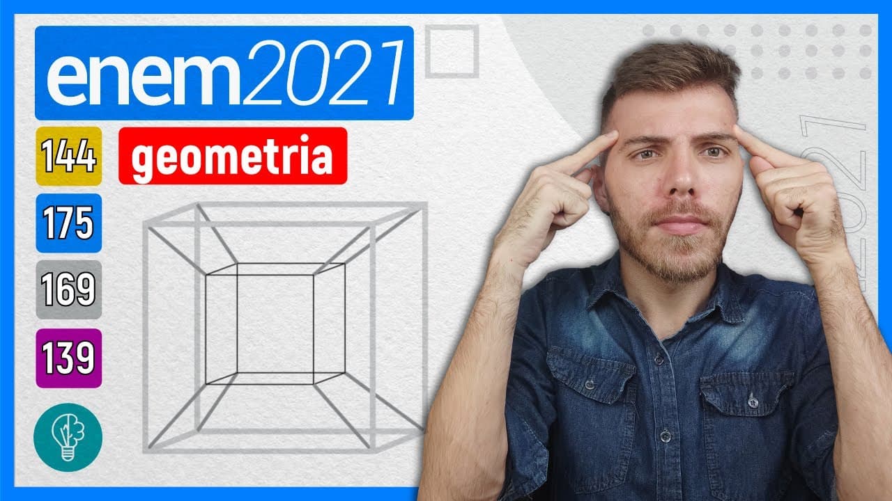 Thumbnail: 🛑175 Enem 2021 - GEOMETRIA - Muitos brinquedos que frequentemente são encontrados em praças e parque