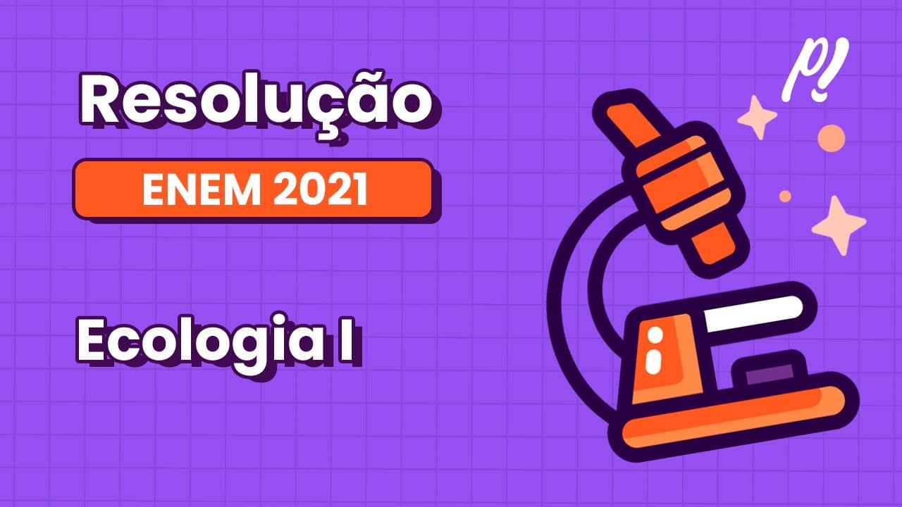 Thumbnail: ENEM 2021 - Ecologia I | O polvo mimético apresenta padrões cromáticos e comportamentos...