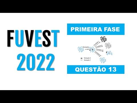 Thumbnail da aula: (Fuvest 2022) O esquema a seguir representa o aparecimento de bactérias