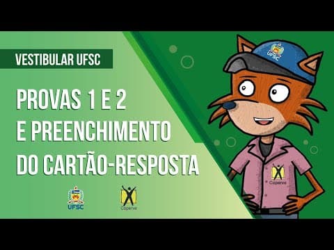 Thumbnail da aula: Vestibular Unificado UFSC/IFSC 2023 - Dicas Sobre a Prova e Preenchimento do Cartão-Resposta