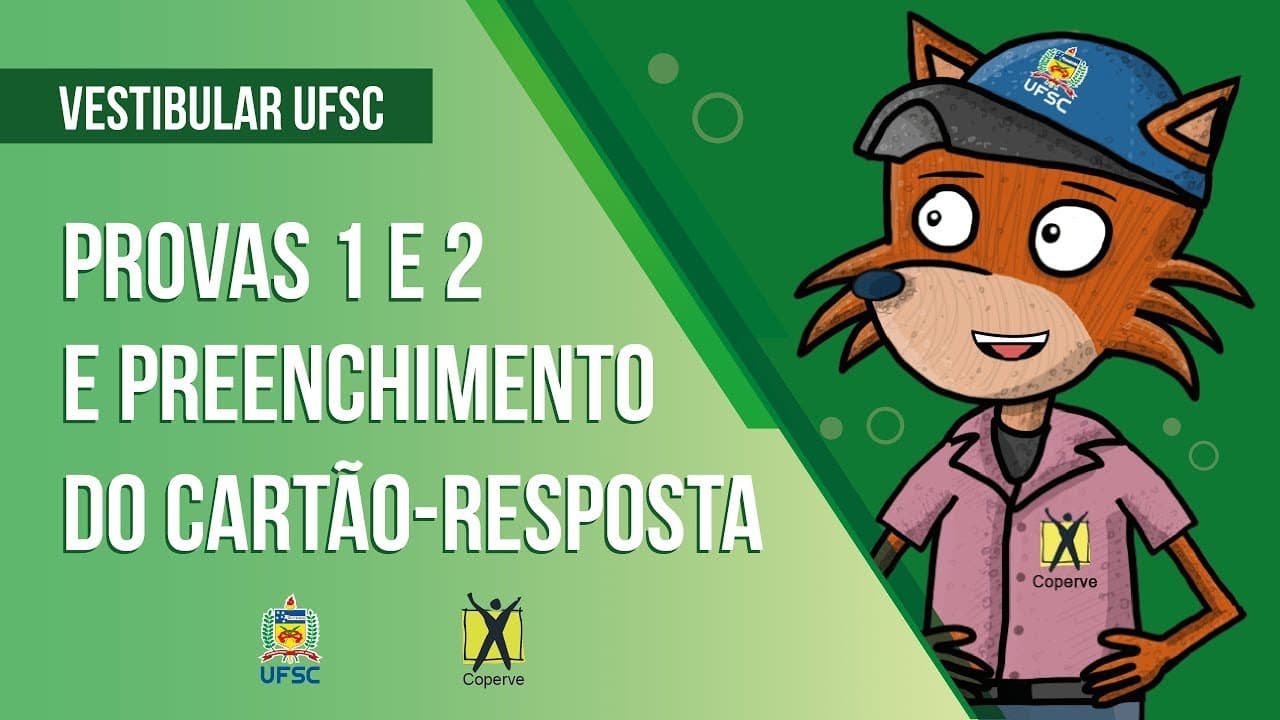 Thumbnail: Vestibular Unificado UFSC/IFSC 2023 - Dicas Sobre a Prova e Preenchimento do Cartão-Resposta