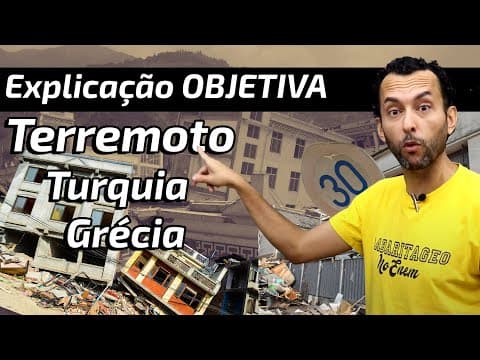 Thumbnail da aula: ❌Entenda o TERREMOTO na Turquia e na Grécia |