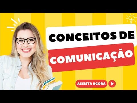 Thumbnail da aula: O QUE É CONCEITO DE COMUNICAÇÃO? (Gramática para Concursos) - Professora Pamba