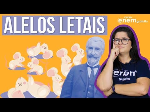 Thumbnail da aula: ALELOS LETAIS: O QUE SÃO, EXEMPLOS NA ESPÉCIE HUMANA (GENÉTICA) | Resumo de Biologia para o Enem