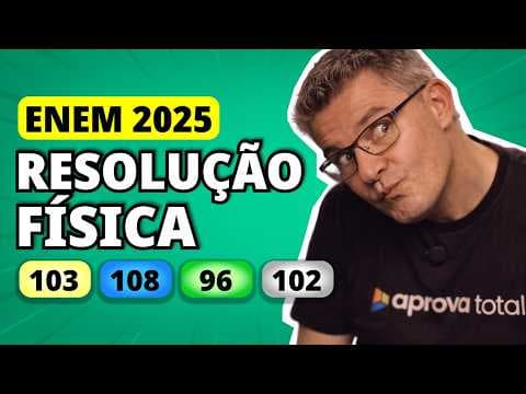 Thumbnail da aula: ENEM 2025 FÍSICA – Questão 103 | Para transportar uma caixa do primeiro para o segundo piso de uma