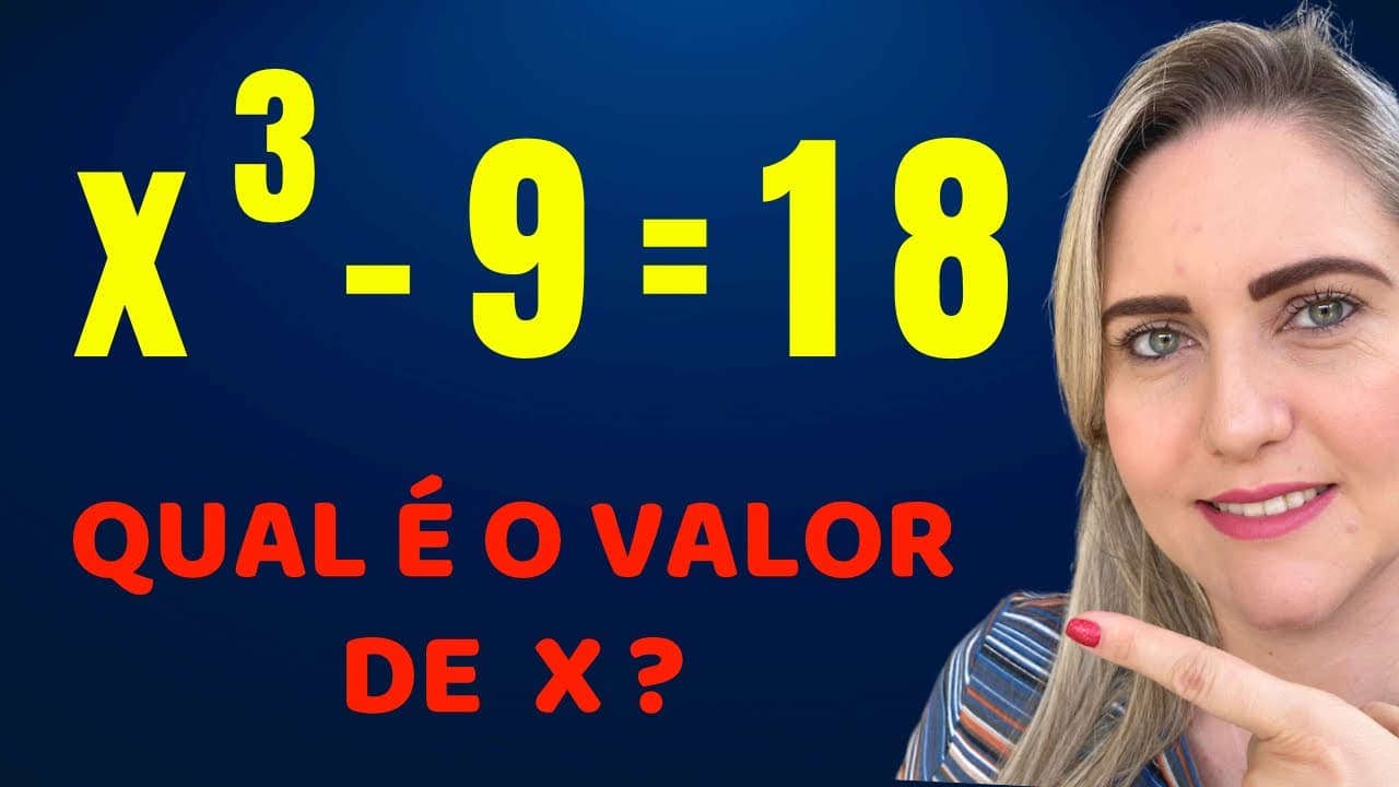 Thumbnail: 😱😱COMO DESCOBRIR O VALOR DE X ?? Matemática básica todo dia.📚🚀