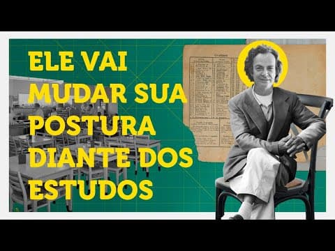 Thumbnail da aula: Feynman sobre o MELHOR método de ESTUDOS!