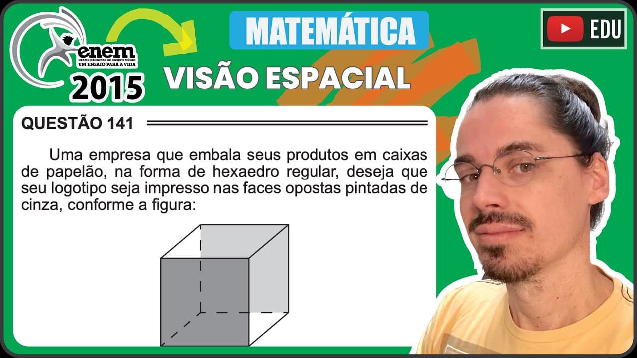 Thumbnail: [ENEM 2015 PPL] 141 📘 VISÃO ESPACIAL Uma empresa que embala seus produtos em caixas de papelão, na