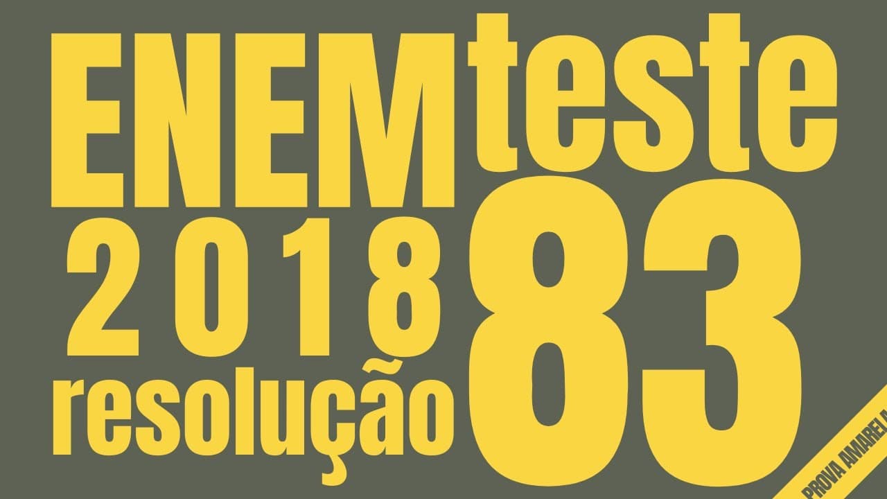 Thumbnail: História no ENEM: q. 83
