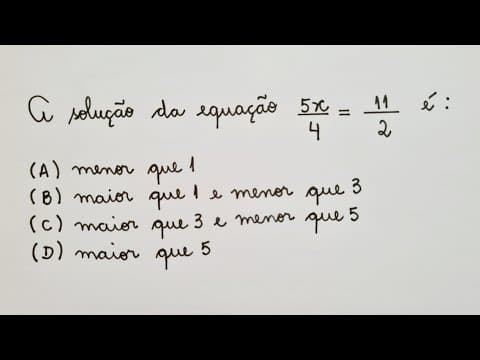 Thumbnail da aula: 🧐Qual é a Solução? Equação do 1º Grau - Professora Angela Matemática