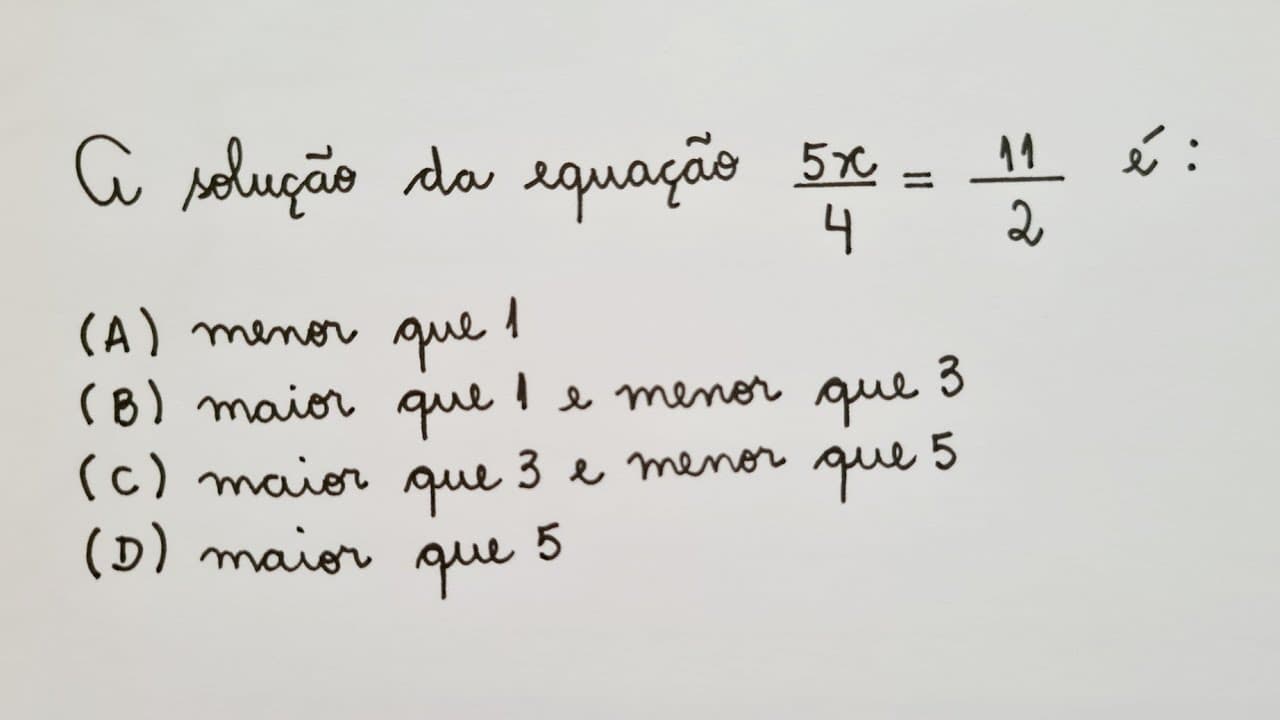 Thumbnail: 🧐Qual é a Solução? Equação do 1º Grau - Professora Angela Matemática