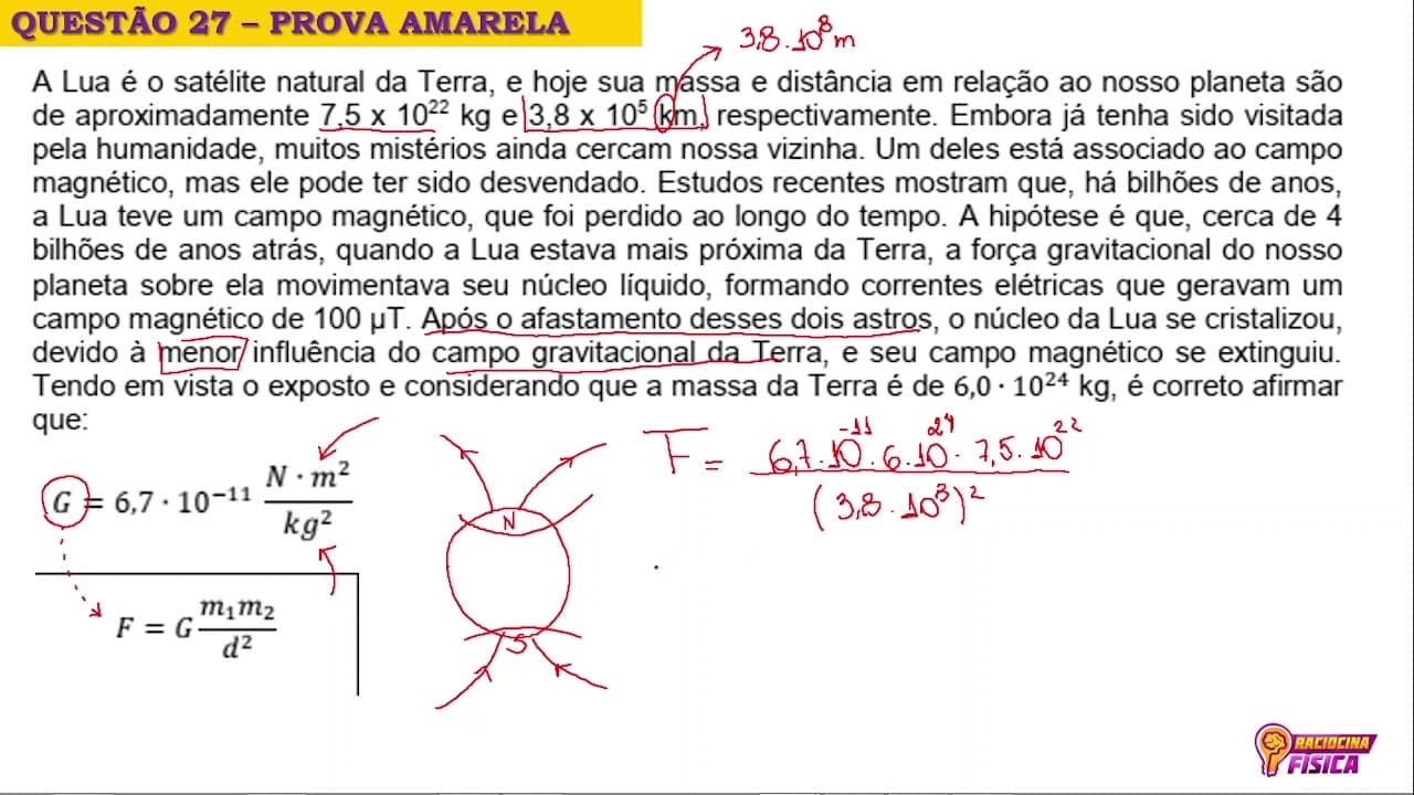 Thumbnail: Questão 27 UFSC 2022 - Prova Amarela