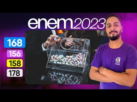 Thumbnail da aula: Question 168 - Blue Booklet | Probability | ENEM 2023 Mathematics