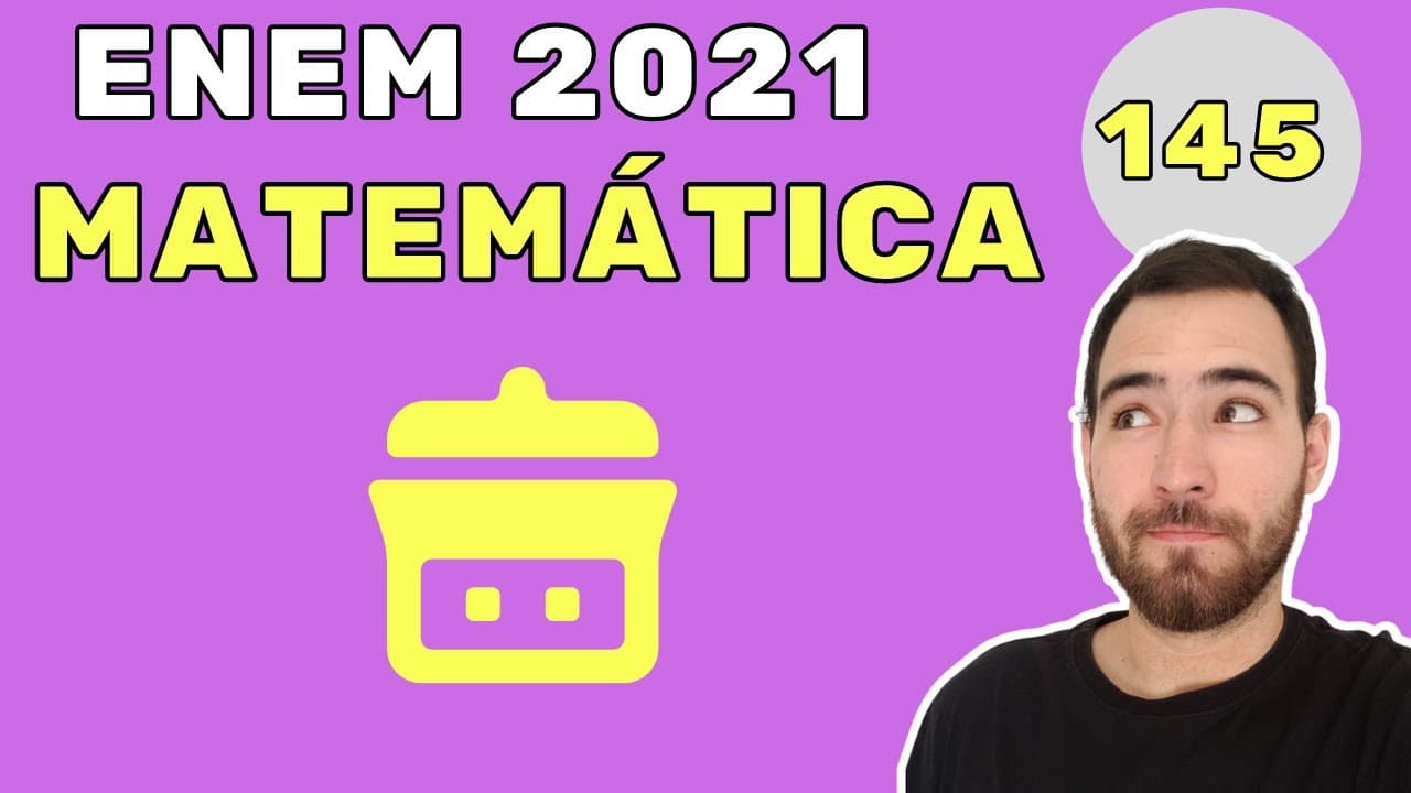 Thumbnail: ENEM 2021 CADERNO CINZA QUESTÃO 145 | Reservatório | Um povoado com 100 habitantes esta passando