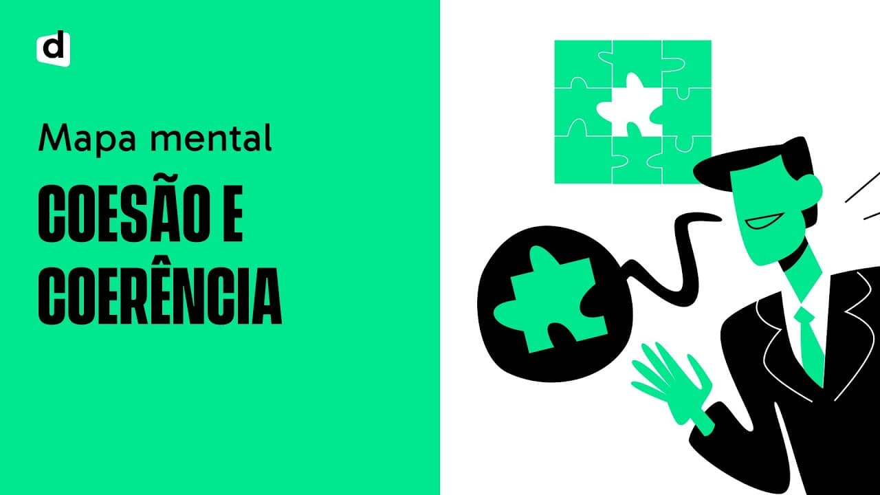 Thumbnail: COESÃO E COERÊNCIA | Linguagens | Quer Que Desenhe | Descomplica