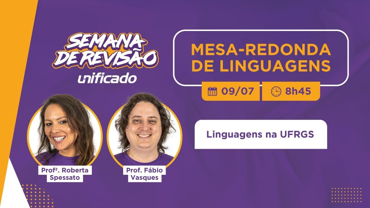Thumbnail: Semana de Revisão UFRGS | Mesa-Redonda de Linguagens
