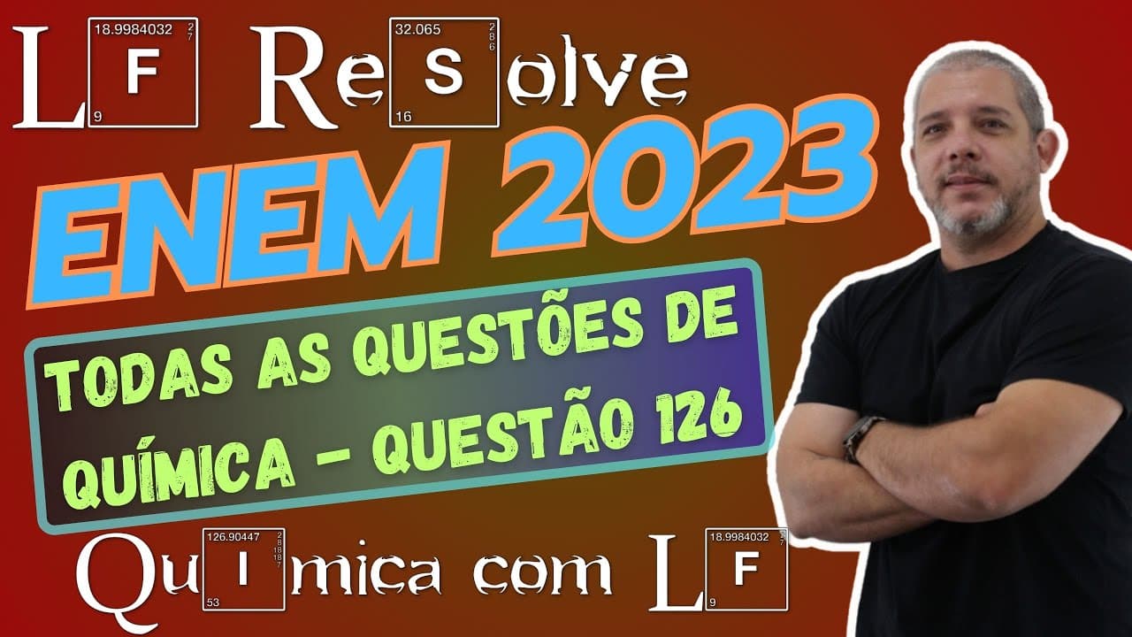 Thumbnail: Resolução ENEM 23 Química Para que uma molécula dê origem a um medicamento de administração oral