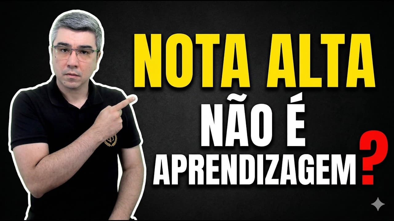 Thumbnail: A escola confunde desempenho com aprendizagem