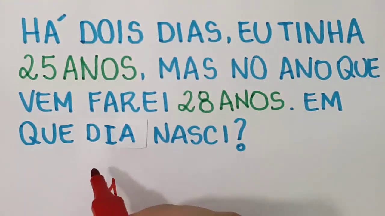 Thumbnail: 🔥 HELP MATEMÁTICA BÁSICA - Data de Nascimento Bugante  #159