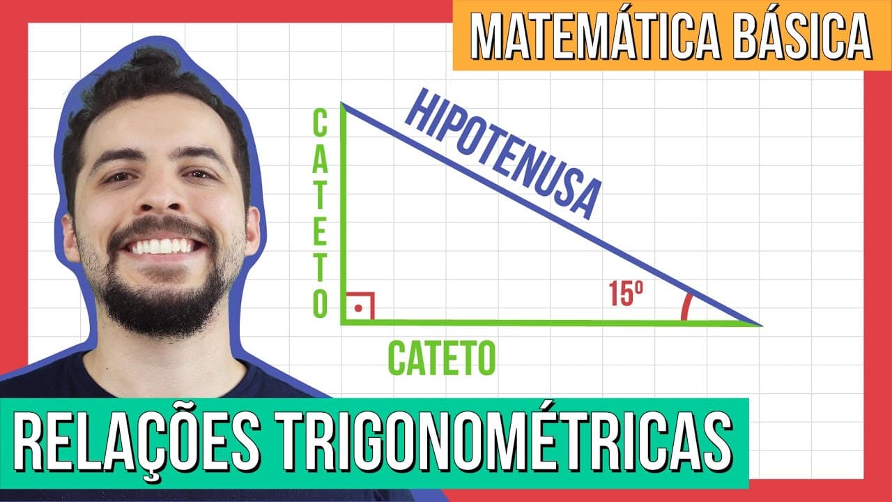 Thumbnail: TRIGONOMETRIA BÁSICA: Como calcular seno, cosseno e tangente | Resumo de Matemática para o Enem