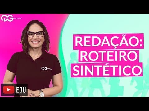 Thumbnail da aula: Dica de Redação com Fernanda Pessoa: Roteiro Sintético
