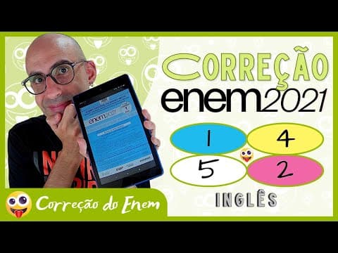 Thumbnail da aula: [CORREÇÃO DO ENEM] Questão 1 (inglês) - Enem 2021 - Prova azul ▷ The cult of celebrity