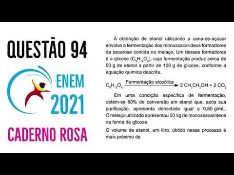 Thumbnail da aula: Enem 2021 | Questão 94 | Caderno Rosa
