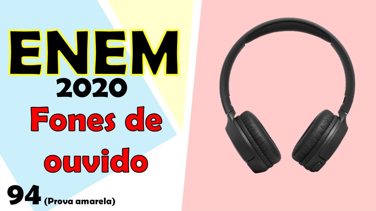 Thumbnail: (ENEM - 2020) Os fones de ouvido tradicionais transmitem a música diretamente...