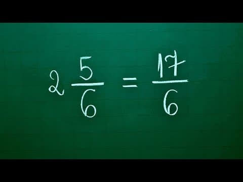 Thumbnail da aula: NÚMERO MISTO PARA FRAÇÃO IMPRÓPRIA - Professora Angela Matemática