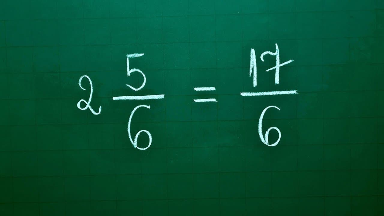 Thumbnail: NÚMERO MISTO PARA FRAÇÃO IMPRÓPRIA - Professora Angela Matemática