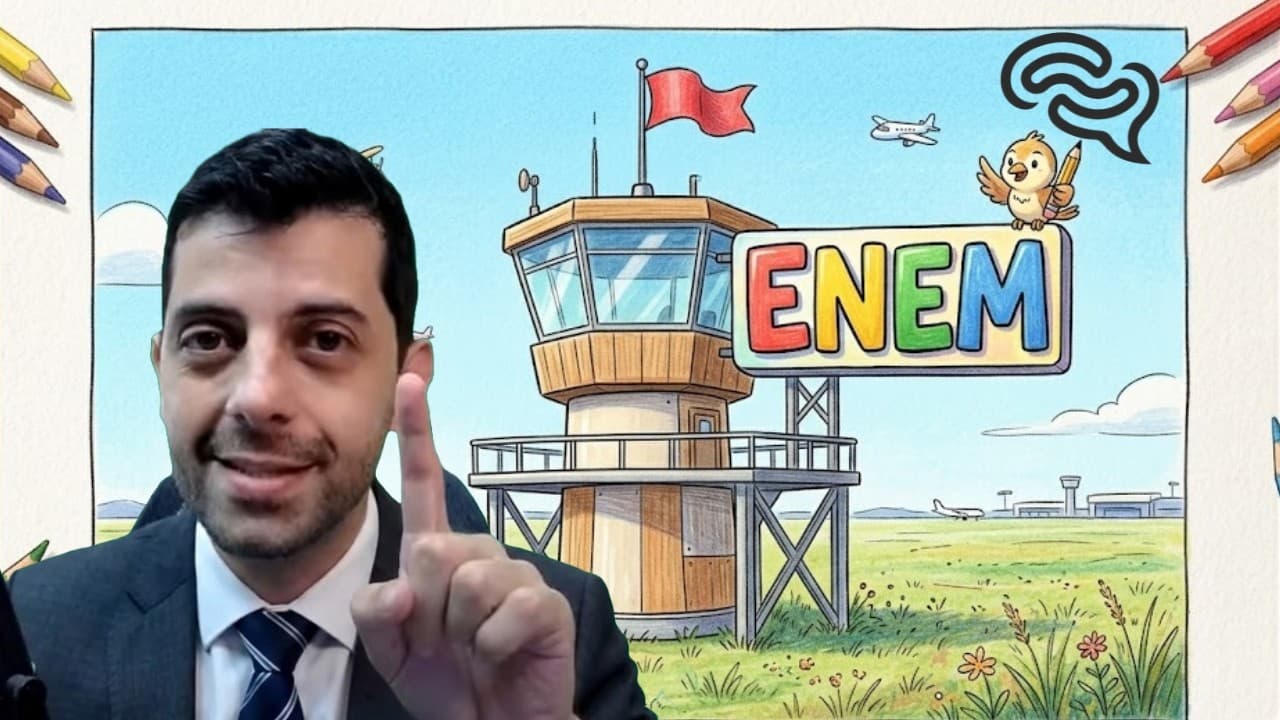 Thumbnail: ENEM 2023 - Q138 - Um controlador de voo dispõe de um instrumento que descreve a altitude de uma