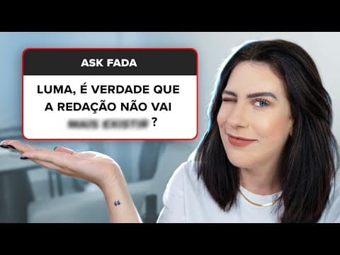 Thumbnail da aula: NÃO FIQUE COM DÚVIDAS, PERGUNTE A FADA l Redação Enem 2023