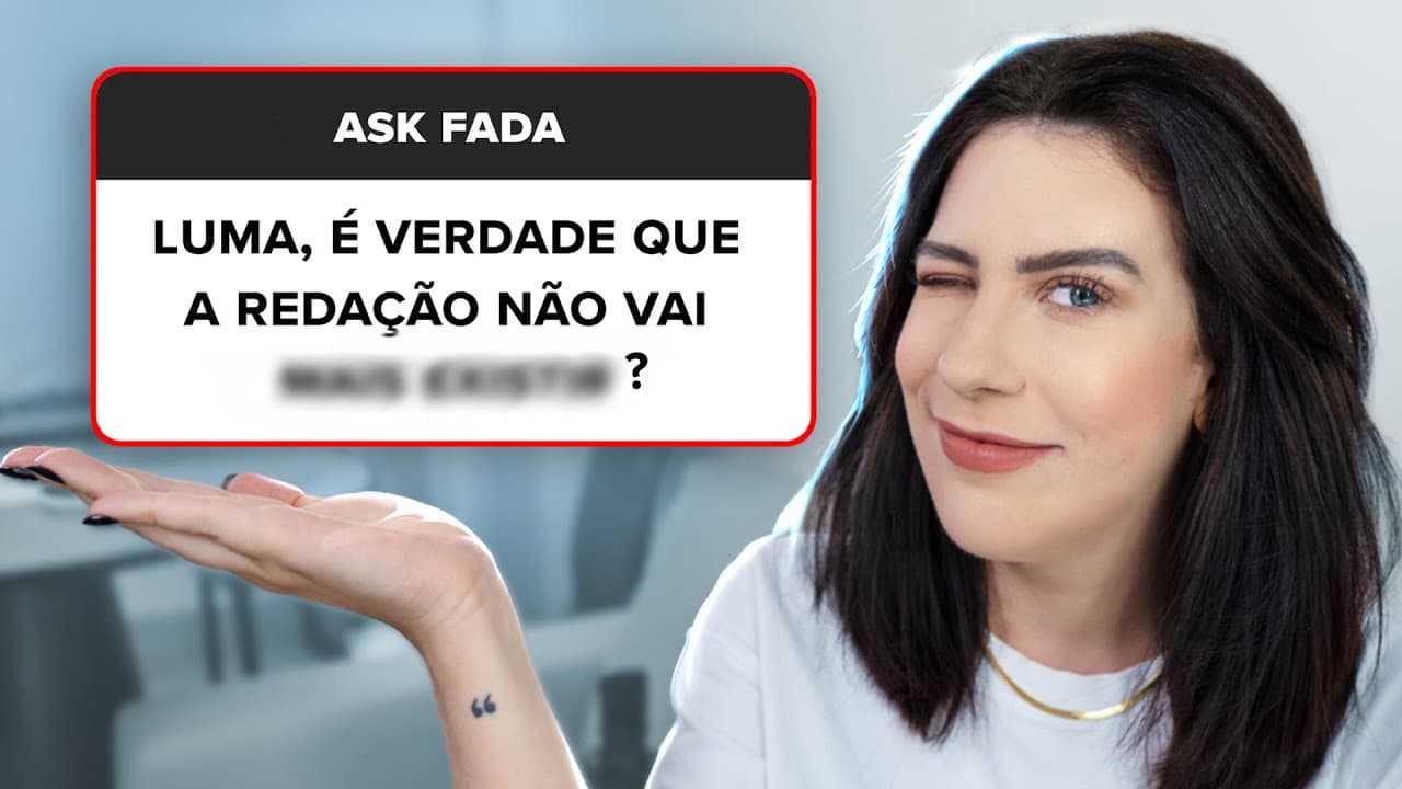 Thumbnail: NÃO FIQUE COM DÚVIDAS, PERGUNTE A FADA l Redação Enem 2023