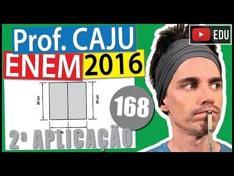 Thumbnail da aula: [ENEM 2016 2Ap] 168 📓 PORCENTAGEM Um agricultor vive da plantação de morangos que são vendidos