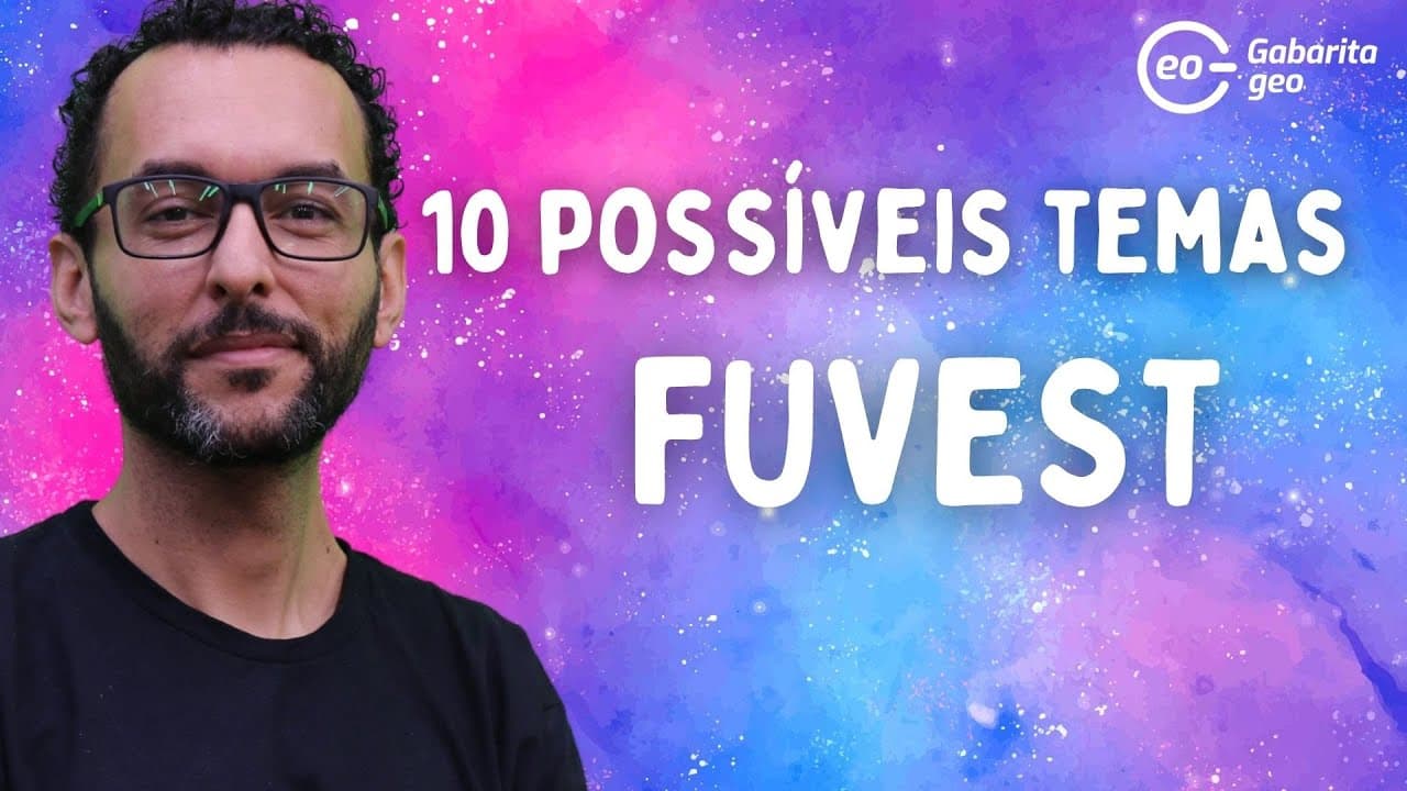 Thumbnail: O que CAI na FUVEST 2023| Geografia |