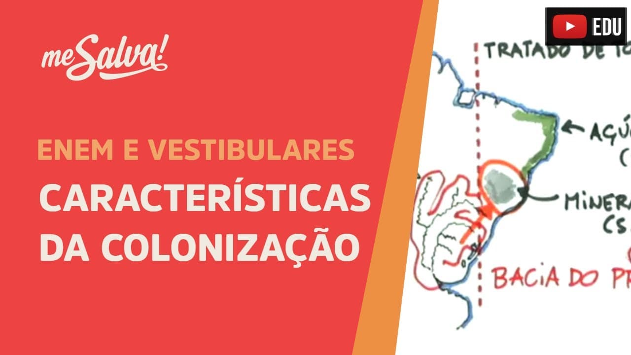 Thumbnail: Características da Colonização - História UFRGS - Me Salva!