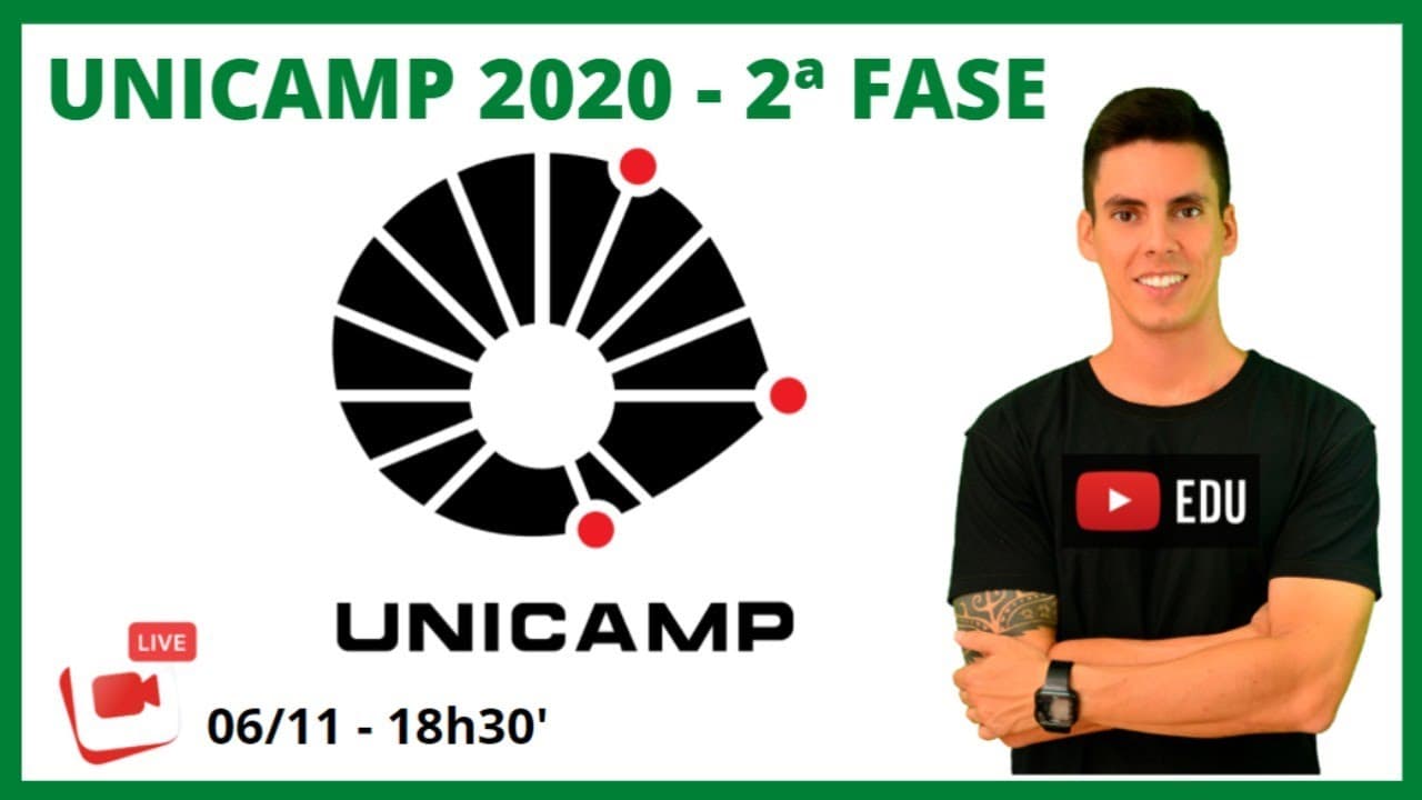 Thumbnail: CORREÇÃO UNICAMP 2020 SEGUNDA FASE