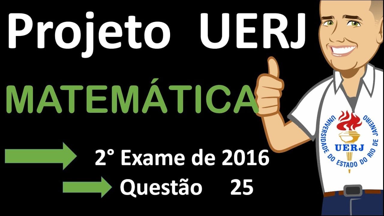 Thumbnail: UERJ Prova 2016.2 Matemática questão 25 No ano letivo de 2014, em uma turma de 40 alunos, 60% eram