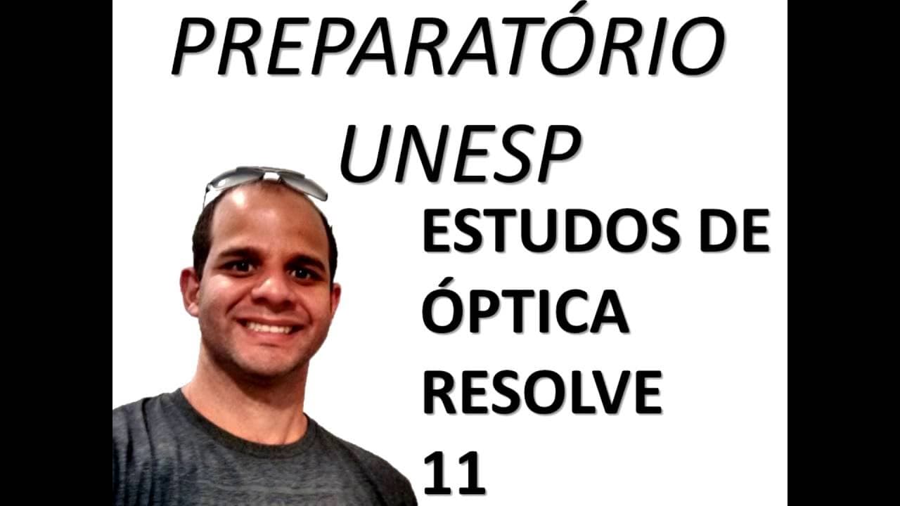 Thumbnail: Óptica: Resolve Unesp 11:  Resolução comentada de exercícios da Unesp.