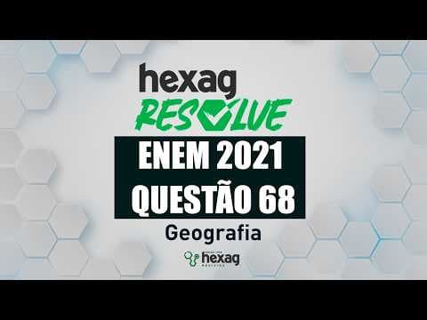 Thumbnail da aula: HEXAG RESOLVE | ENEM 2021 | CIÊNCIAS HUMANAS | QUESTÃO 68