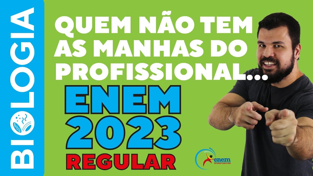 Thumbnail: ENEM 2023 - Questão 92 - Na fertilização in vitro espermatozoides são adicionados aos gametas femini