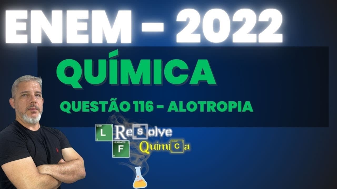 Thumbnail: ENEM 2022 Química Durante o ano de 2020, impulsionado pela necessidade de respostas rápidas e eficie