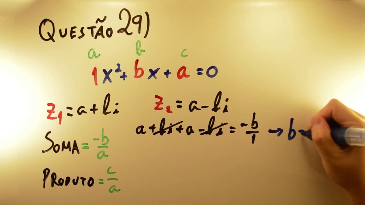 Thumbnail: UNICAMP 2018 - Matemática 29 - Números Complexos - 1ª fase - Aulas A+ Resolve