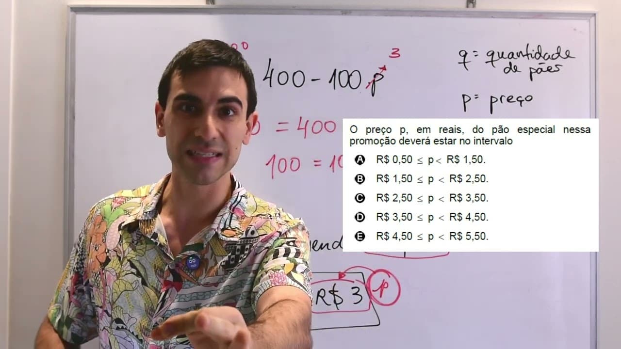 Thumbnail: A questão POLÊMICA que ENGANOU TODO MUNDO no Enem (PASSO A PASSO)