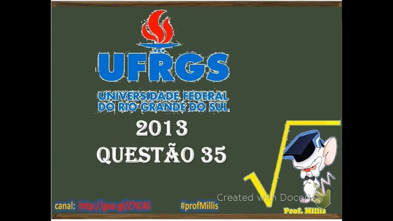 Thumbnail: Ufrgs 2013 Q35 Sequencia de triângulos: Progressão Geométrica - soma infinita