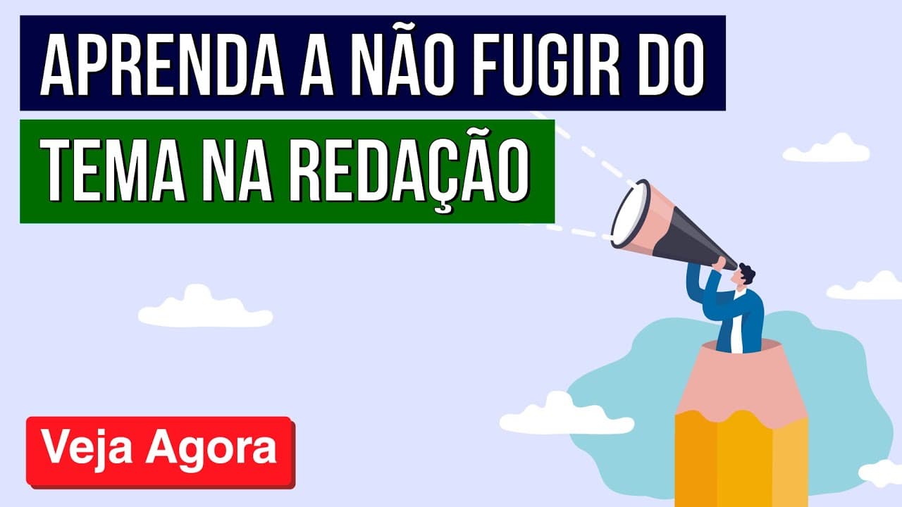 Thumbnail: COMO NÃO FUGIR DO TEMA DA REDAÇÃO DO ENEM | Daniela Garcia - Curso Enem Gratuito