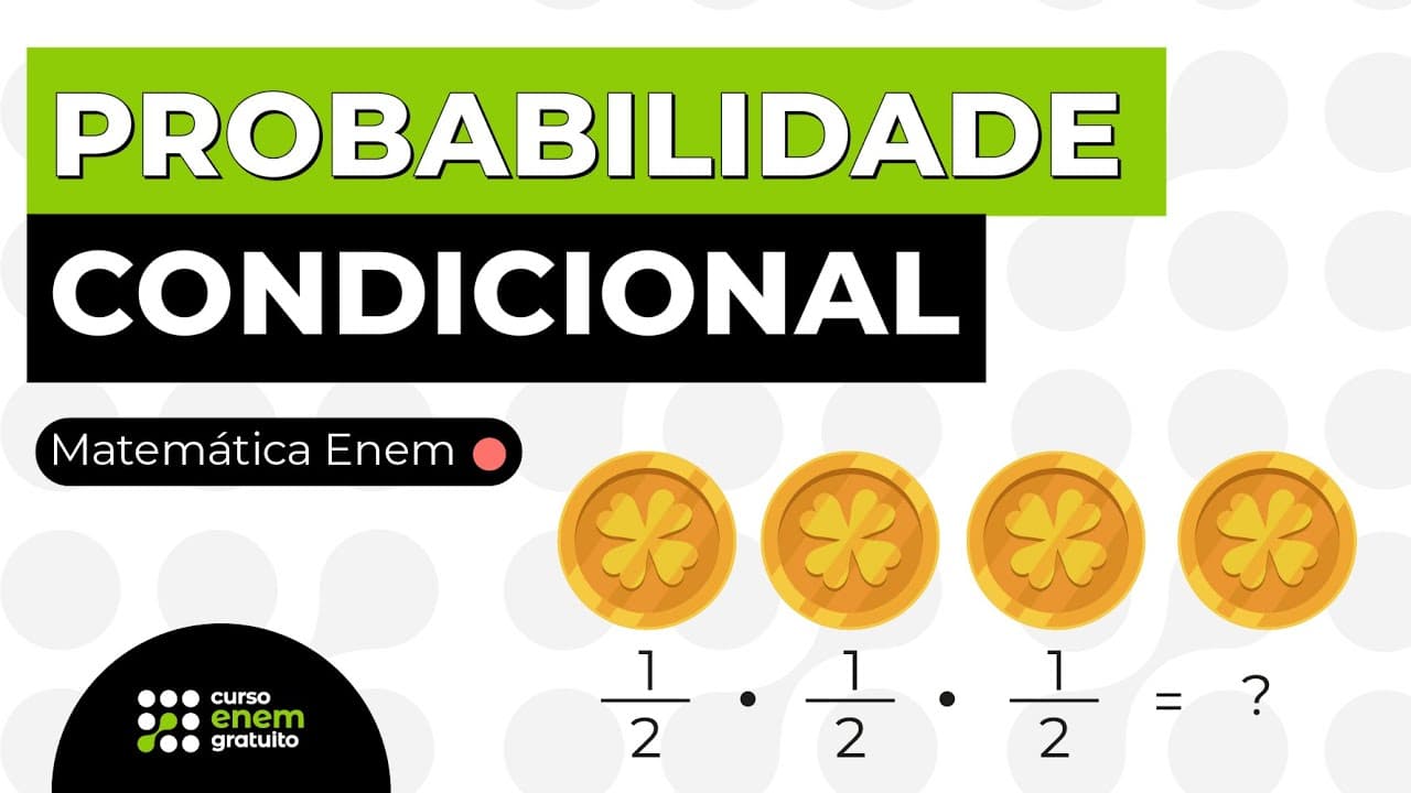 Thumbnail: PROBABILIDADE CONDICIONAL | Matemática para o Enem | Lucas Borguezan