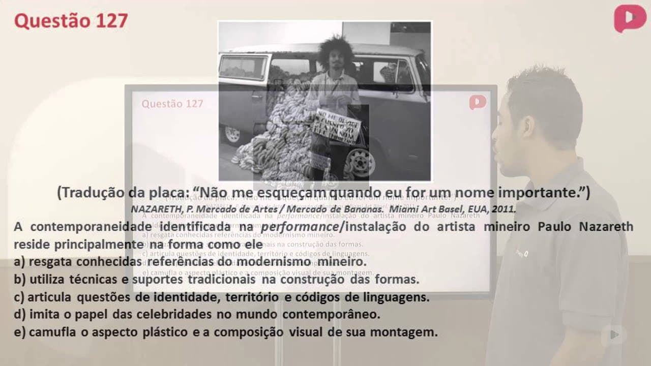 Thumbnail: Q.127-ENEM 2013-Codigos, Linguagens e suas tecnologias (Amarela)