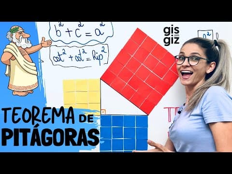 Thumbnail da aula: TEOREMA DE PITÁGORAS | FÓrmula teorema de Pitágoras   \Prof. Gis/ MATEMÁTICA